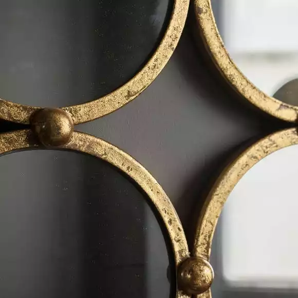 Cedar & Sage Harris Antique Gold Leaf Wall Mirror 4 Cedar & Sage Harris Antique Gold Leaf Wall Mirror - Image 2