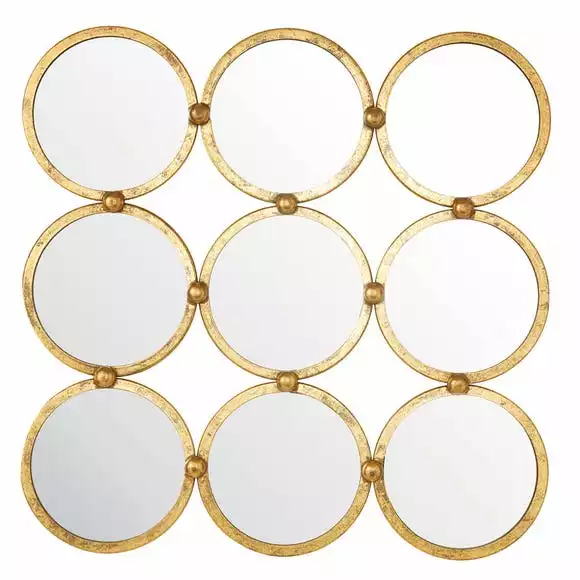 Cedar & Sage Harris Antique Gold Leaf Wall Mirror 5 Cedar & Sage Harris Antique Gold Leaf Wall Mirror - Image 3