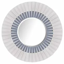 Milton Manor Surrey Round Wall Mirror, Blue 80cm -All Mirrors Store 1000124795 alt03