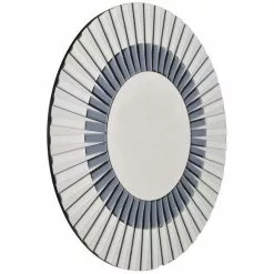 Milton Manor Surrey Round Wall Mirror, Blue 80cm -All Mirrors Store 1000124795 alt04