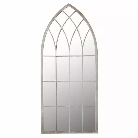 Milton Manor Chapel Distressed Bronze Outdoor Window Mirror, 161x72cm 4 Milton Manor Chapel Distressed Bronze Outdoor Window Mirror, 161x72cm - Image 2