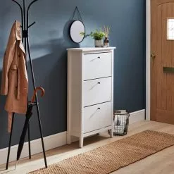 Dunelm Round Hanging Chain Wall Mirror, Black 31cm -All Mirrors Store 1000146671 alt02