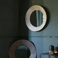 Cedar & Sage Windsor Round Wall Mirror, 81cm -All Mirrors Store 1000160442 alt02