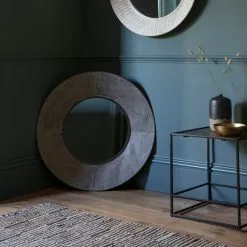 Cedar & Sage Auburn Round Wall Mirror, 88cm -All Mirrors Store 1000160443 alt02