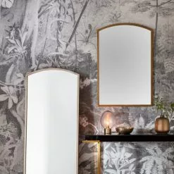 Cedar & Sage Bellingham Arch Mirror, Antique Gold 60x90cm 7 Cedar & Sage Bellingham Arch Mirror, Antique Gold 60x90cm -All Mirrors Store 1000160444 alt02