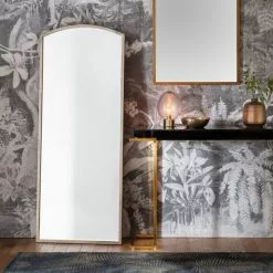 Cedar & Sage Bellingham Arch Mirror, Antique Silver 60x150cm -All Mirrors Store 1000160447 alt02