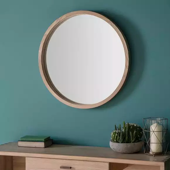 Cedar & Sage Madison Round Wall Mirror, 70cm 3 Cedar & Sage Madison Round Wall Mirror, 70cm