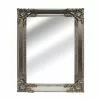 Dunelm Roma Rectangle Wall Mirror, Silver 84x115cm
