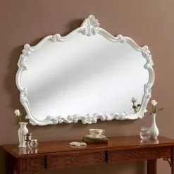 Yearn Mirrors Yearn Decorative Mirror, White 122x814cm