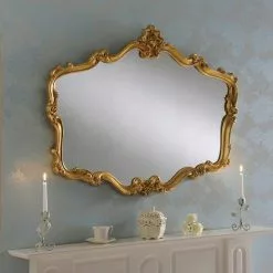 Yearn Mirrors Yearn Decorative Mirror, Gold 107x81cm