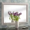 Yearn Mirrors Yearn Framed Mirror Distressed White -All Mirrors Store 30510828