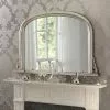 Yearn Mirrors Yearn Decorative Overmantle Mirror 122x77cm Silver