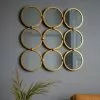 Cedar & Sage Harris Antique Gold Leaf Wall Mirror