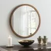 Yearn Mirrors Yearn Classic Round Wall Mirror, Bronze 60cm