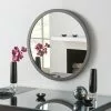Yearn Mirrors Yearn Classic Round Wall Mirror, Dark Grey 60cm