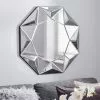 Dunelm 3D Geo Wall Mirror, 80cm -All Mirrors Store 30614276