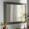 Yearn Mirrors Yearn Framed Leaner Mirror 168x76cm Grey -All Mirrors Store 30634320