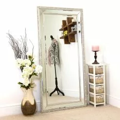 Milton Manor Anastasia Silver Leaner Mirror