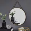 Dunelm Round Hanging Chain Wall Mirror, Gold 29.5cm 1 Dunelm Round Hanging Chain Wall Mirror, Gold 29.5cm -All Mirrors Store 30644833
