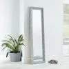 Dunelm Decorative Leaner Mirror, Grey 166x45cm