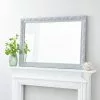Dunelm Decorative Wall Mirror, Grey 102x72cm
