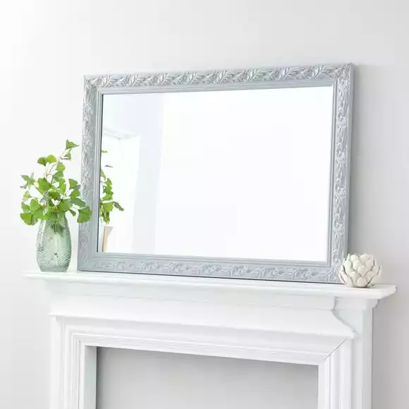 Dunelm Decorative Wall Mirror, Grey 102x72cm 3 Dunelm Decorative Wall Mirror, Grey 102x72cm