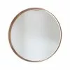Cedar & Sage Sutton Round Oak Wall Mirror, 100m -All Mirrors Store 30679645