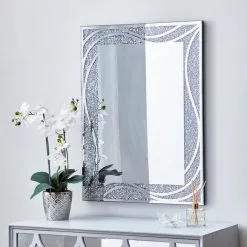 Dunelm Mirage Wall Mirror 80x60cm