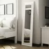 Dunelm Midi Leaner Mirror, White 172x50cm