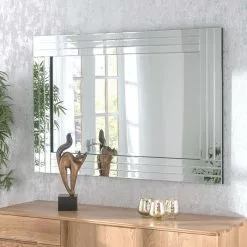 Yearn Mirrors Yearn Bevelled Surround Mirror, 91x61cm