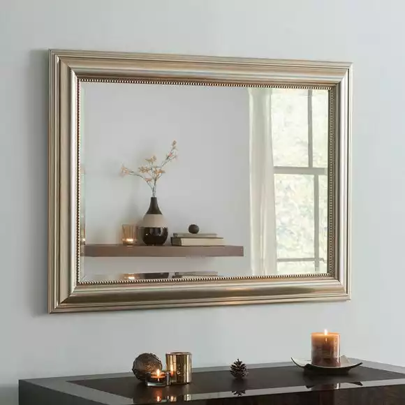Yearn Mirrors Yearn Beaded Mirror, Champagne 119x94cm 3 Yearn Mirrors Yearn Beaded Mirror, Champagne 119x94cm