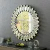 Yearn Mirrors Yearn Multifaceted Round Wall Mirror -All Mirrors Store 30705339