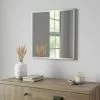 Dunelm Essentials Square Mirror, Silver 55cm -All Mirrors Store 30713327