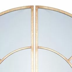 Pacific Lifestyle 2 Section Wall Mirror, Antique Gold 92cm -All Mirrors Store 30715567 alt03