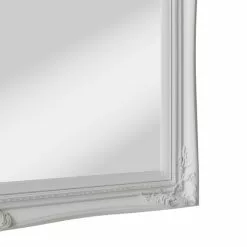 Dunelm Swept Wall Mirror, White 104x74cm -All Mirrors Store 30727161 alt02