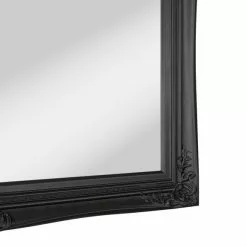 Dunelm Swept Wall Mirror, Black 104x74cm -All Mirrors Store 30727162 alt02