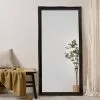 Dunelm Swept Large Leaner Mirror, Black 174x87cm -All Mirrors Store 30727164