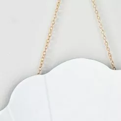 Dunelm Vivian Shell Wall Mirror, Gold -All Mirrors Store 30727672 alt02