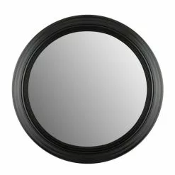 Dunelm Timeless Round Wall Mirror, Black 76cm -All Mirrors Store 30728533 alt02