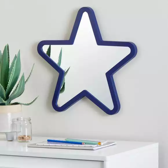 Dunelm Kid's Star Mirror 3 Dunelm Kid's Star Mirror