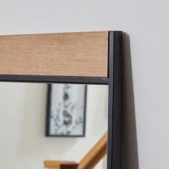 Dunelm Fulton Full Length Mirror In Oak 160cm X 45cm -All Mirrors Store 30753651 alt02