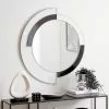 Dunelm Curves Round Wall Mirror 90cm 1 Dunelm Curves Round Wall Mirror 90cm -All Mirrors Store 30753687
