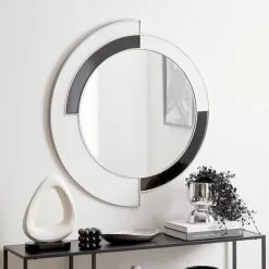 Dunelm Curves Round Wall Mirror 90cm