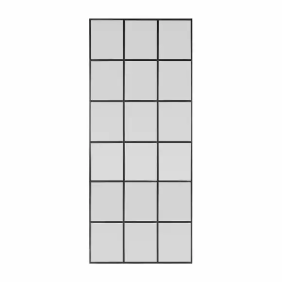 Dunelm Window Black Lines Leaner Mirror, 180x80cm 5 Dunelm Window Black Lines Leaner Mirror, 180x80cm - Image 3