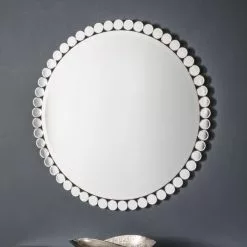 Cedar & Sage Asha Round Wall Mirror, 90cm