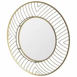 Cedar & Sage Chloe Round Wall Mirror, 80cm -All Mirrors Store 30763167 alt03