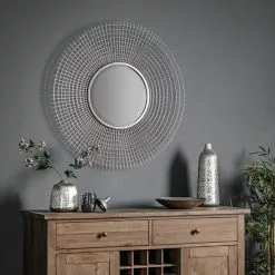 Cedar & Sage Trafford Round Wall Mirror, 90cm