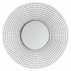 Cedar & Sage Trafford Round Wall Mirror, 90cm -All Mirrors Store 30763169 alt02