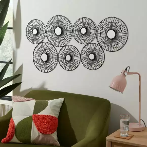 Dunelm Juala Metal Indoor Outdoor Wall Art 3 Dunelm Juala Metal Indoor Outdoor Wall Art