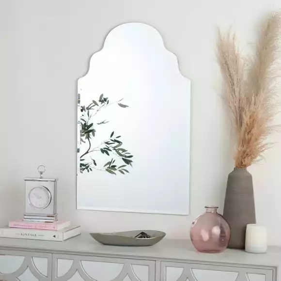 Dunelm Frameless Moroccan Mirror, 80x50cm 3 Dunelm Frameless Moroccan Mirror, 80x50cm